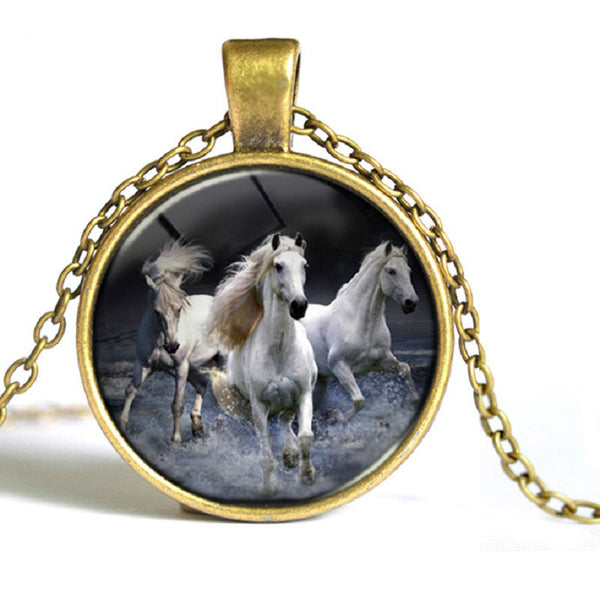 Pentium Horses Fashion Necklace