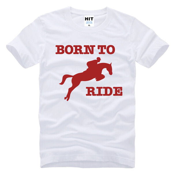Born To Ride Novelty Printed Men's T-Shirt