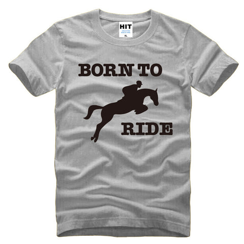 Born To Ride Novelty Printed Men's T-Shirt