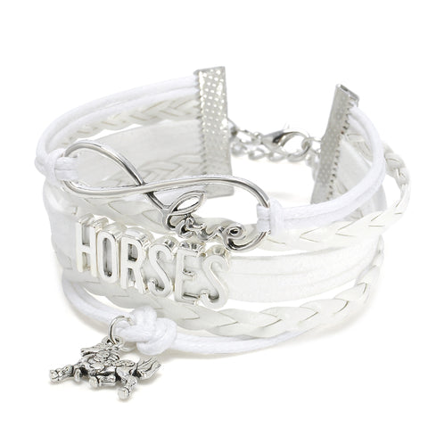 Unisex Metal Plated Charm Bracelet