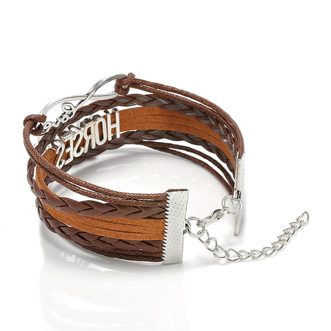 Unisex Metal Plated Charm Bracelet
