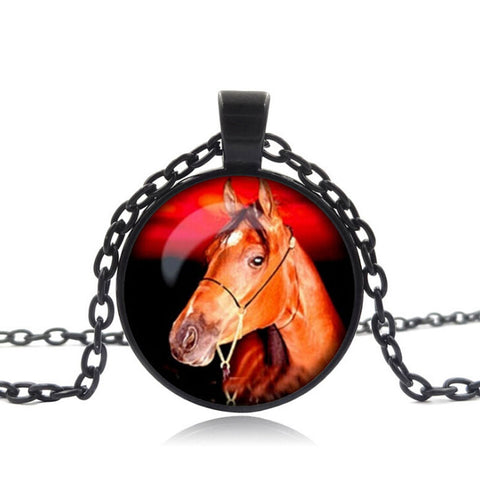 Horse Pendant Fashion Jewelry  Necklace