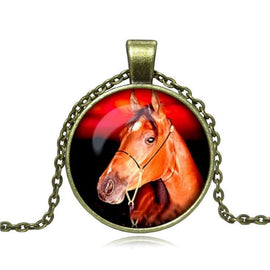 Horse Pendant Fashion Jewelry  Necklace