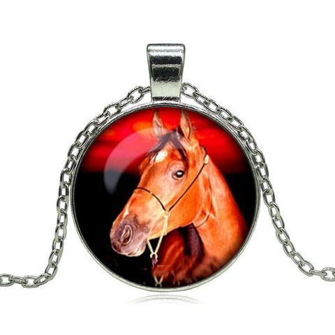 Horse Pendant Fashion Jewelry  Necklace