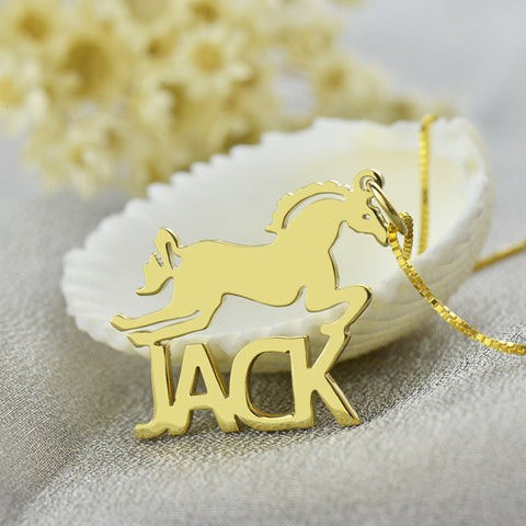 Personalized Cut Out Name Necklace