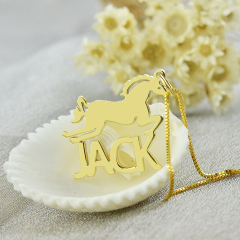 Personalized Cut Out Name Necklace