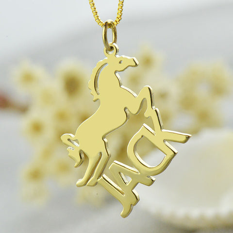 Personalized Cut Out Name Necklace