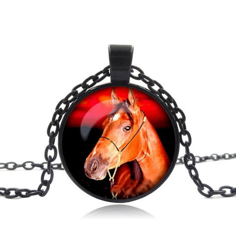 Horse Pendant Fashion Jewelry  Necklace