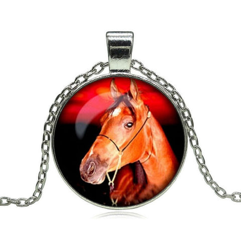 Horse Pendant Fashion Jewelry  Necklace