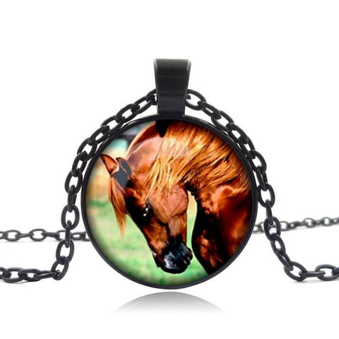 Horse Pendant Fashion Jewelry  Necklace