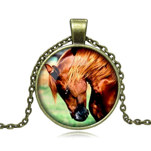 Horse Pendant Fashion Jewelry  Necklace