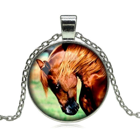 Horse Pendant Fashion Jewelry  Necklace