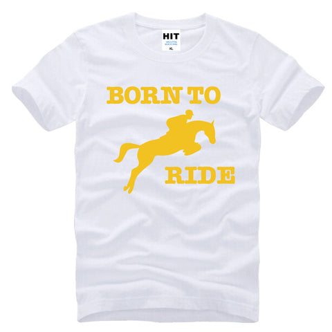 Born To Ride Novelty Printed Men's T-Shirt