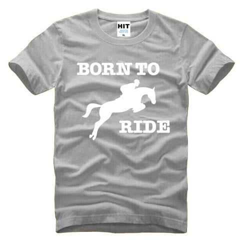 Born To Ride Novelty Printed Men's T-Shirt