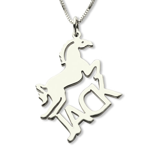 Personalized Cut Out Name Necklace