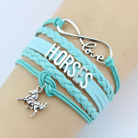 Unisex Metal Plated Charm Bracelet