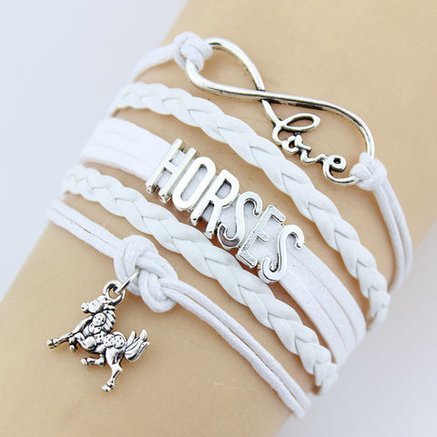 Unisex Metal Plated Charm Bracelet